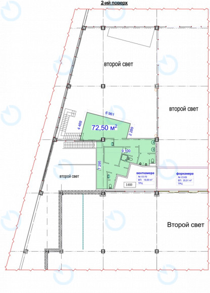 Оренда офісу 475 м.кв 1 поверх Ультрамарин - фото 20