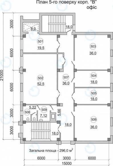 Оренда офісу 296 м.кв 5 поверх Аріадна - фото 5