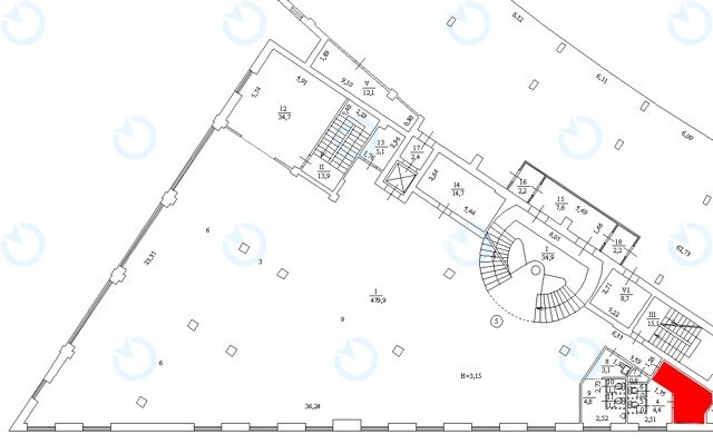 Оренда офісу 600 м.кв 2 поверх Гольф Центр - фото 6