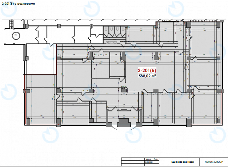 Оренда офісу 588 м.кв 2 поверх VICTORIA PARK (Вікторія Парк) - фото 8