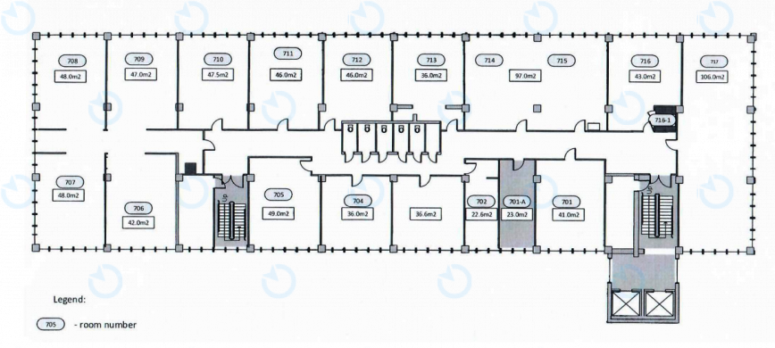 Оренда офісу 1000 м.кв 7 поверх IBC Capital Kiev A - фото 9
