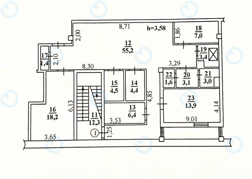 Продаж офісу 540 м.кв 0-1 поверх Коновальця, 44Б - фото 4