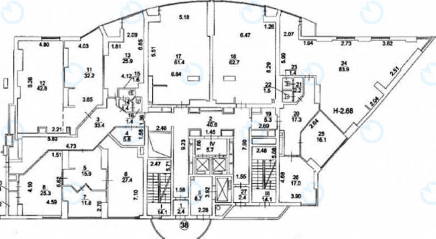 Продаж офісу 550 м.кв 6 поверх Європа Плаза - фото 5
