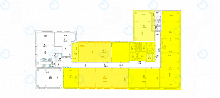 Оренда офісу 45 м.кв 6 поверх Vector