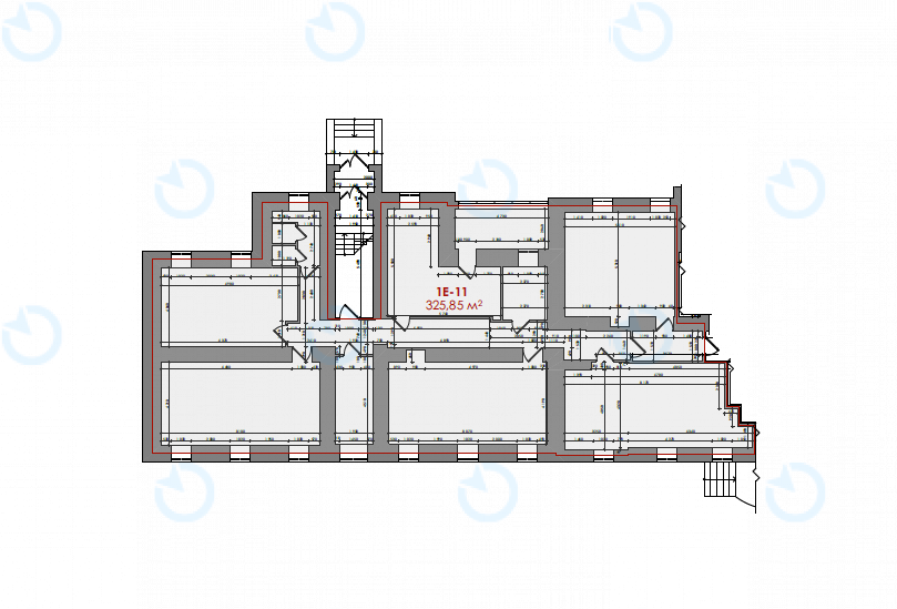 Оренда офісу 325 м.кв 1 поверх Форум Б7 - фото 7
