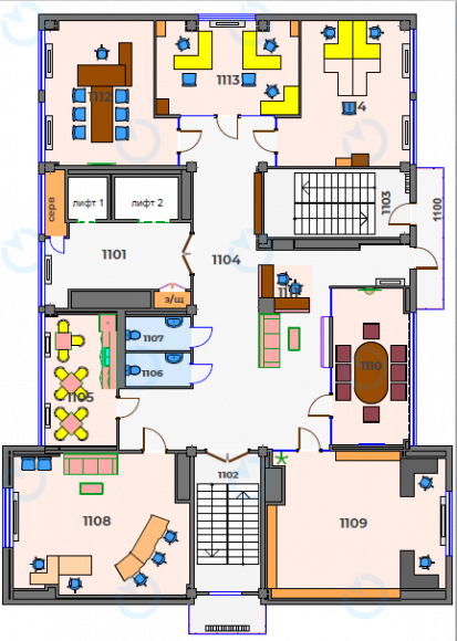 Оренда офісу 541 м.кв 11-12 поверх Sunflower - фото 23