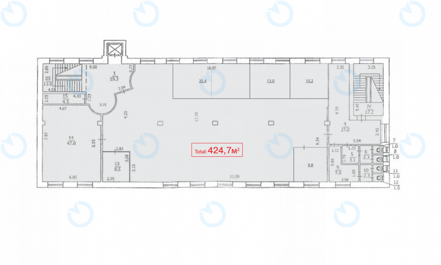 Оренда офісу 1701 м.кв 1-4 поверх Пульс - фото 14