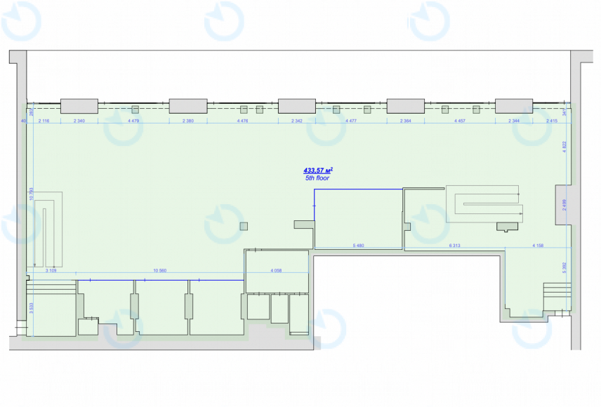 Оренда офісу 693 м.кв 5 поверх Horizon Park - фото 12