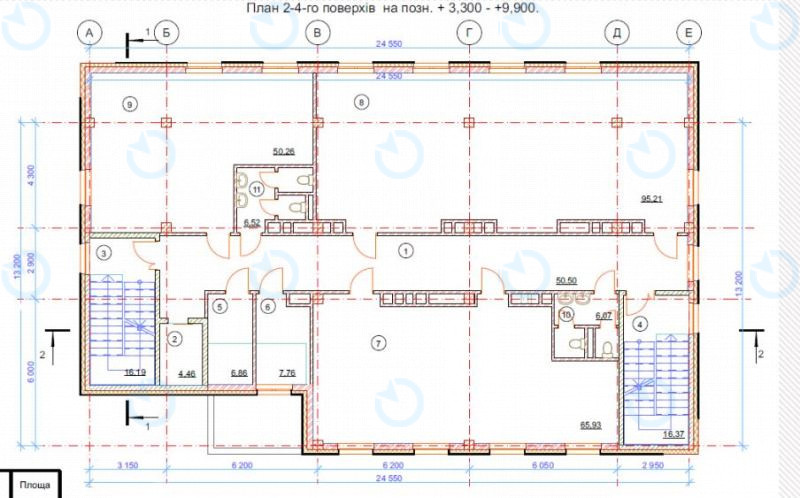 Оренда офісу 1538 м.кв 1 поверх ЖК Паркові Озера