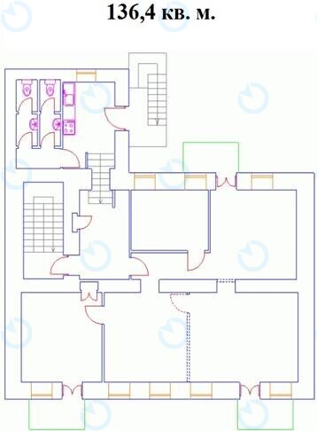 Оренда офісу 136 м.кв 4 поверх Франка, 29