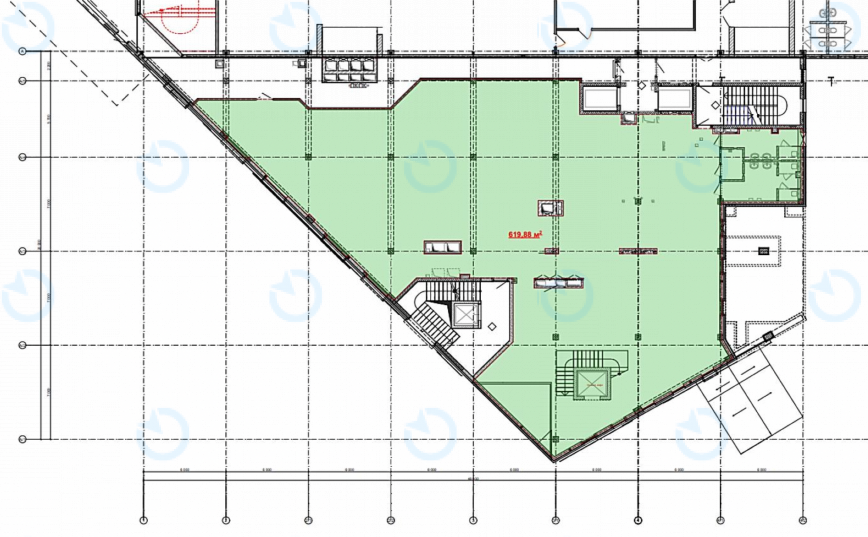 Оренда офісу 620 м.кв 2 поверх Piramida