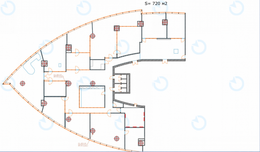 Оренда офісу 720 м.кв 9 поверх Парус - фото 5