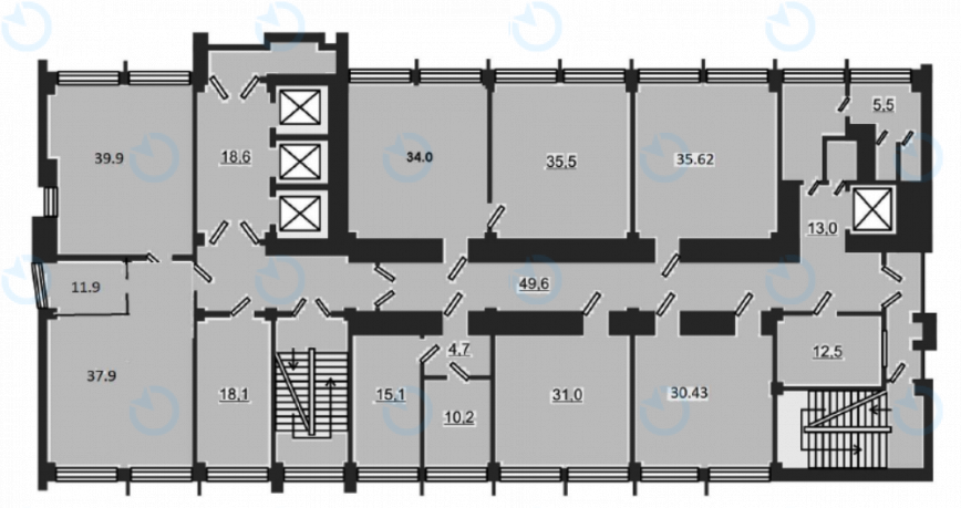 Оренда офісу 39 м.кв 12 поверх Гагаріна, 23 - фото 7