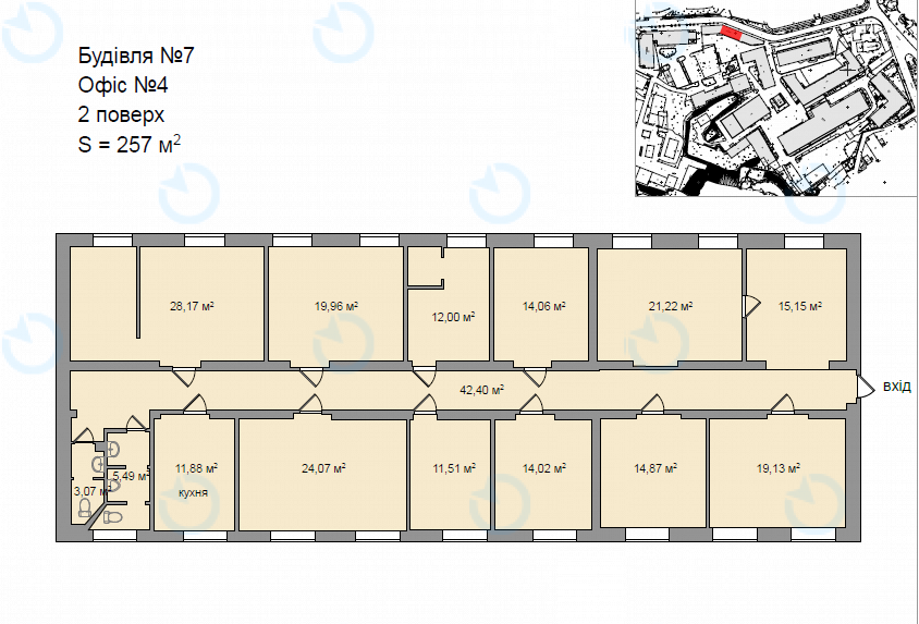 Аренда офиса 250 м.кв 2 этаж Лаврская, 16