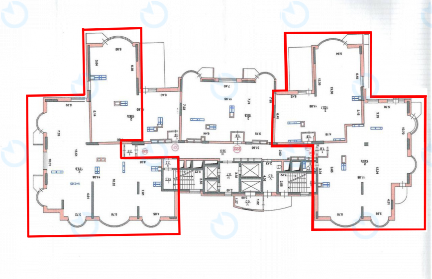 Аренда офиса 300 м.кв 25 этаж Харковское шоссе, 182 - фото 15