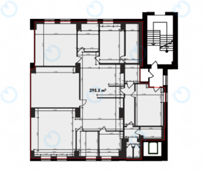 Оренда офісу 295 м.кв 4 поверх Форум Ділове Містечко - фото 6
