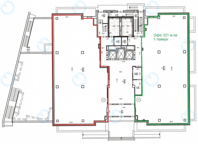 Оренда офісу 321 м.кв 1 поверх ІРВА - фото 5