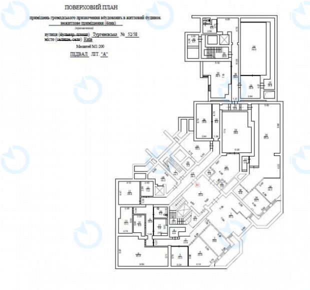 Оренда офісу 728 м.кв 0 поверх Тургенєвська, 52/58
