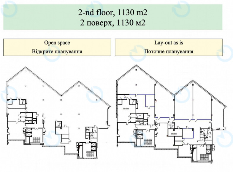 Оренда офісу 1130 м.кв 2 поверх PODIL PLAZA (ПОДІЛ ПЛАЗА) - фото 9