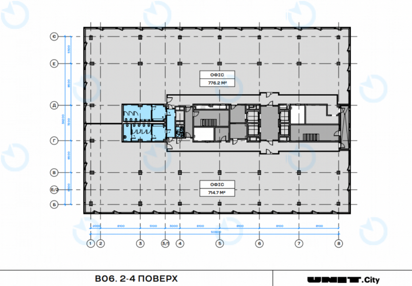 Оренда офісу 1450 м.кв 2-3 поверх UNIT.City - фото 2