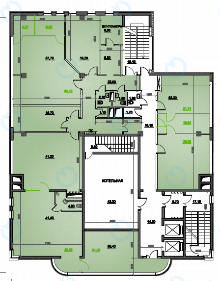 Оренда офісу 3000 м.кв 1-8 поверх Дегтярівська, 33В - фото 28