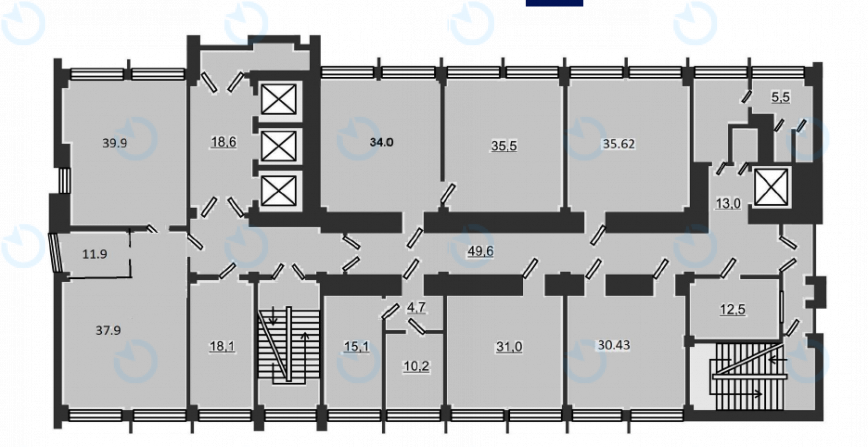 Оренда офісу 156 м.кв 12 поверх Гагаріна, 23 - фото 7