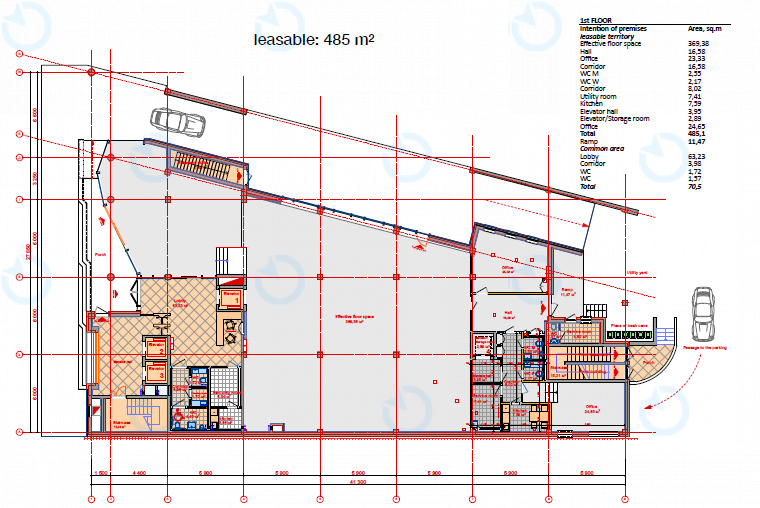 Оренда офісу 485 м.кв 1 поверх Михайлівська, 10 - фото 3