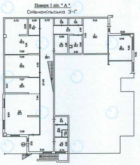 Продаж офісу 951 м.кв 1 поверх Срібнокільська, 3б - фото 15