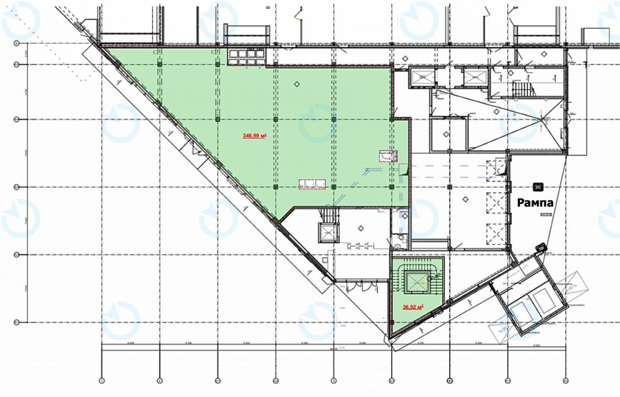 Оренда офісу 350 м.кв 1 поверх Piramida