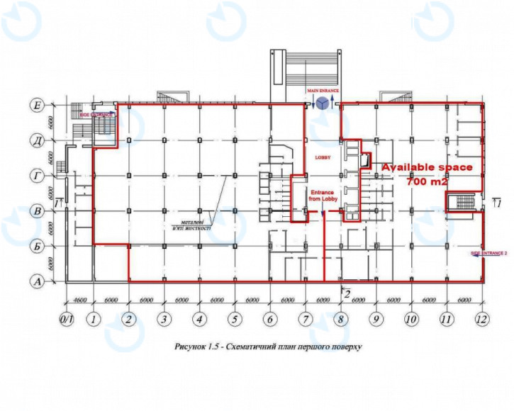 Оренда офісу 750 м.кв 1 поверх Артем - фото 4