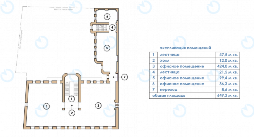 Оренда офісу 649 м.кв 4 поверх Рейтарська, 37