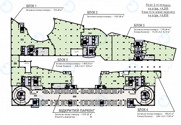 Оренда офісу 1000 м.кв 2-19 поверх Capital Towers - фото 14