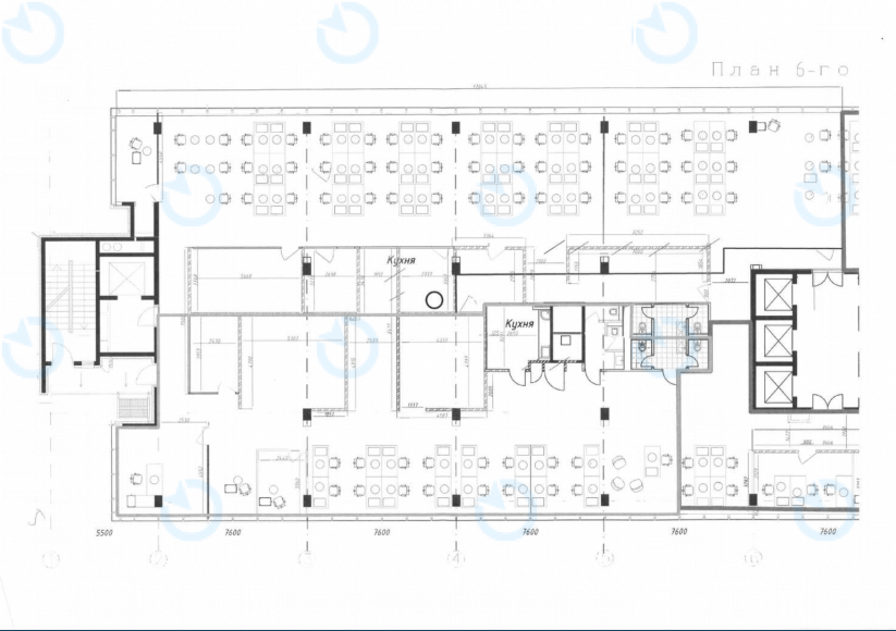 Оренда офісу 684 м.кв 6 поверх Лейпцизька 15(II черга) - фото 7