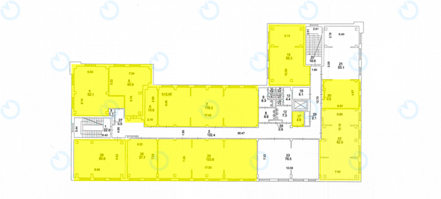Оренда офісу 136 м.кв 5 поверх Vector