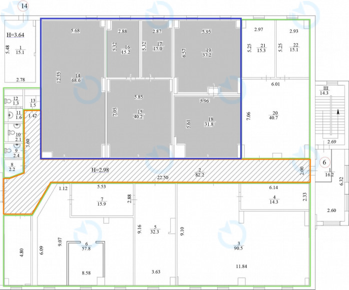 Оренда офісу 255 м.кв 2 поверх Тандем