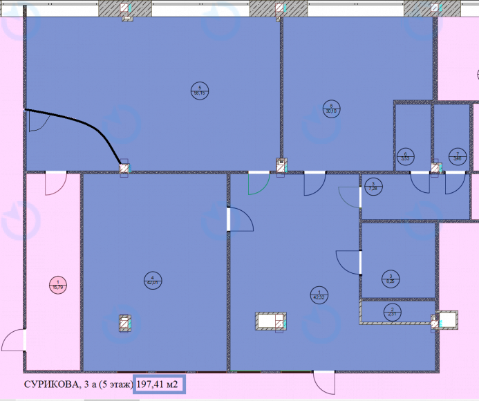 Оренда офісу 237 м.кв 4 поверх Сурікова, 3а - фото 26