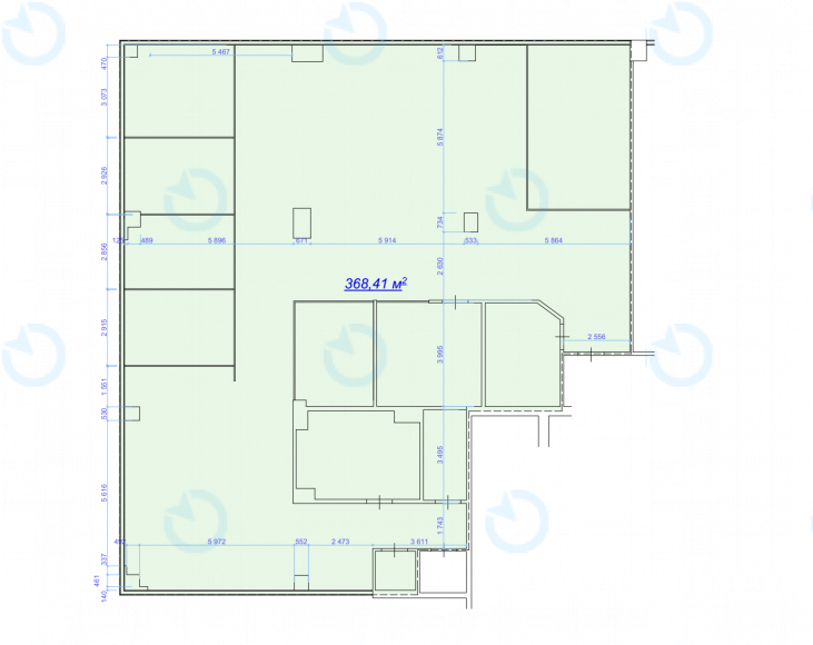 Оренда офісу 423 м.кв 13 поверх Horizon Park-2 - фото 11