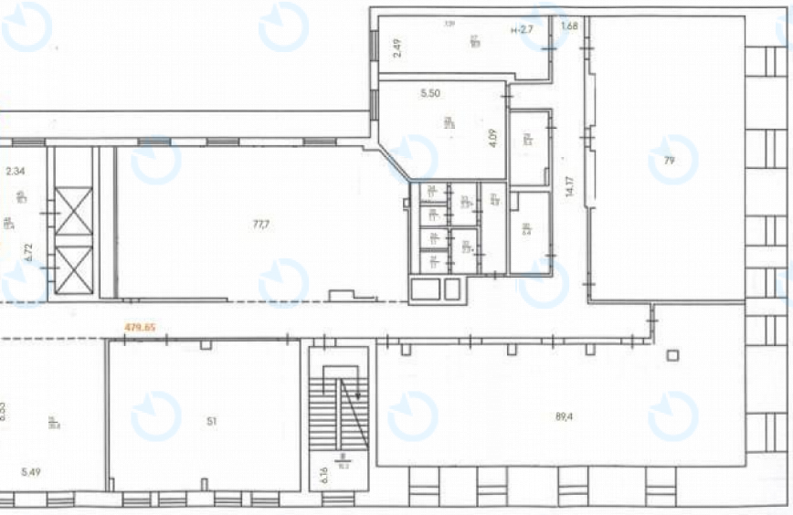 Оренда офісу 480 м.кв 4 поверх Сагайдачний - фото 12