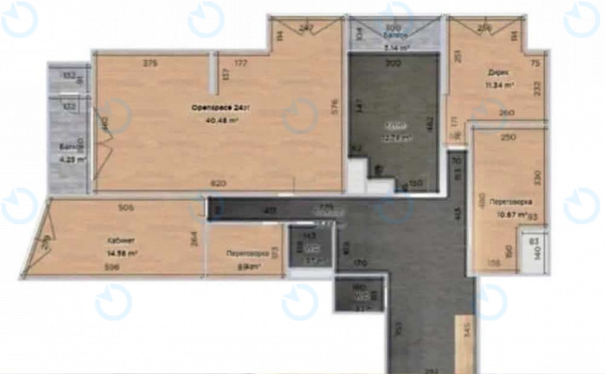 Продаж офісу 275 м.кв 23-24 поверх Григоренка, 22/20 - фото 2