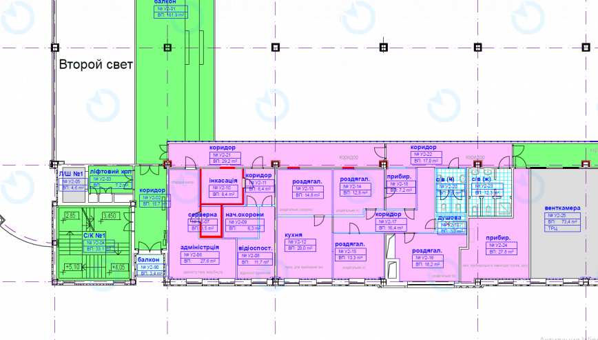 Оренда офісу 303 м.кв 2 поверх Ультрамарин - фото 14