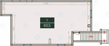 Продаж офісу 83 м.кв 0 поверх Park Land