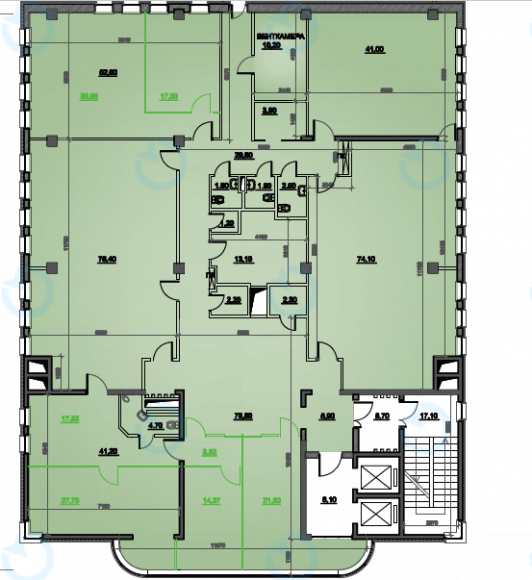 Оренда офісу 3000 м.кв 1-8 поверх Дегтярівська, 33В - фото 23
