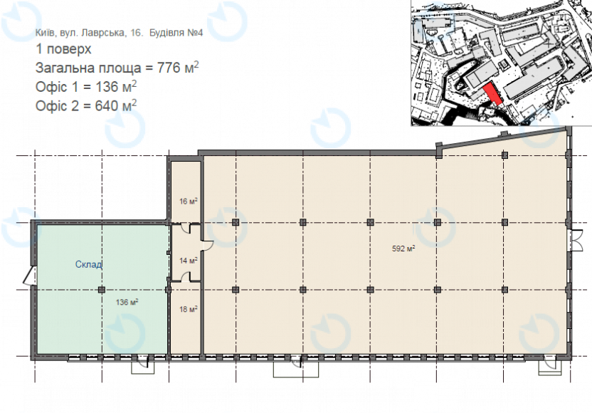 Оренда офісу 600 м.кв 1 поверх ЛАВРСЬКИЙ (LAVRSKIY) - фото 5