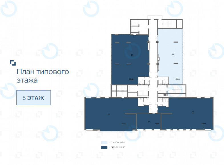 Продаж офісу 172 м.кв 5 поверх LEVEL (Левел)
