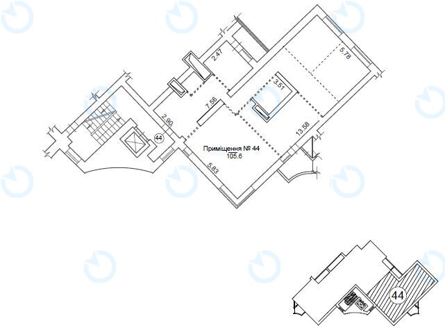 Оренда офісу 112 м.кв 6 поверх Макулан