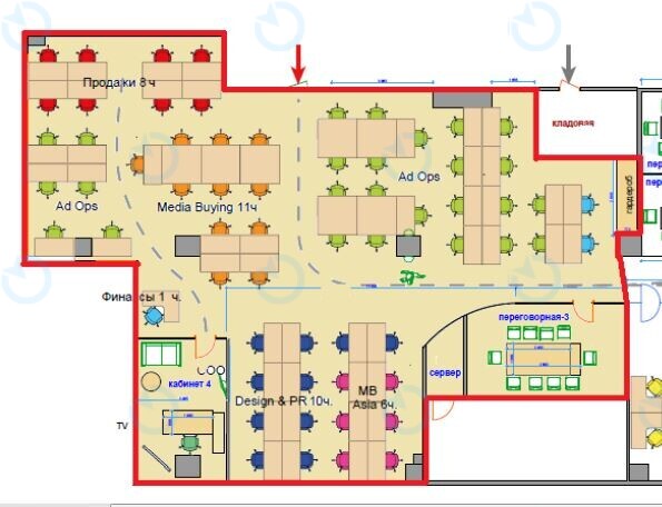 Оренда офісу 290 м.кв 10 поверх Леонардо (II черга) - фото 17