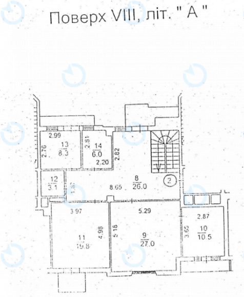 Оренда офісу 223 м.кв 7-8 поверх Володимирська 38 - фото 13