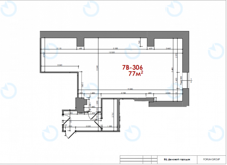 Оренда офісу 77 м.кв 3 поверх Форум Ділове Містечко - фото 9