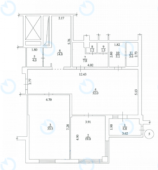 Продаж офісу 149 м.кв 2 поверх Срібнокільська, 3б - фото 12