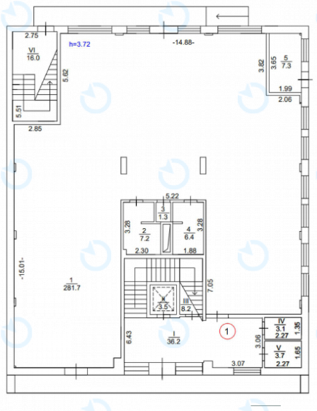 Продаж офісу 2520 м.кв 1-6 поверх Pixel Hub - фото 19